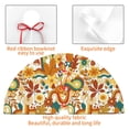 thumbnail image 4 of Yiaed Vintage Floral Print Christmas Tree Skirt , Tree SkirtsTree Mat for Christmas Winter Holiday Indoor Decorations-30", 4 of 7