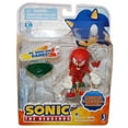 thumbnail image 1 of Sonic: Figuras de acción de 3 pulgadas con accesorios - Knuckles con esmeralda Jazwares 65820, 1 of 1
