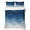 Navy Blue, variant on King Quilt - Soft Microfiber Summer Quilt with 2 Pillow Shams, Navy Blue Ombre Lightweight Breathable Bedding Comforter Sets, Modern Moire Wave Gradient Quilted Bedspread for All Season