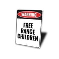 thumbnail image 4 of Free Range Children Novelty Sign, Metal Wall Decor - 10x14 inches, 4 of 4