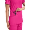 thumbnail image 4 of Cherokee Workwear Revolution Scrubs Top For Women V-Neck WW620, 4 of 9