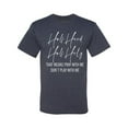 thumbnail image 2 of Half Hood Half Holy Pray With Me Men's Graphic T-Shirt, Vintage Heather Navy, Small, 2 of 3