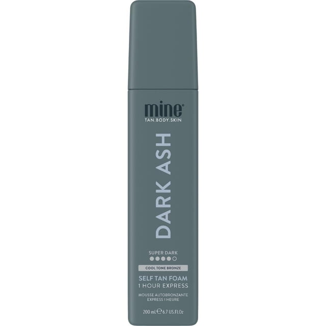Espuma autobronceadora Minetan Dark Ash 200 ml para piel clara