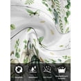 thumbnail image 7 of Green Pumpkin Fall Cloth Napkins Set of 6 Reusable Dinner Napkins, Thanksgiving Eucalyptus Daisy Wooden Cocktail Napkin Washable Table Napkins for Wedding/Holiday Party/Baby Shower 20"x20", 7 of 7