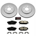 thumbnail image 2 of PowerStop Rear Geomet Coated Brake Rotor and Pad Kit Fits: FORD Select Models CRK5941, 2 of 5