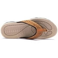 thumbnail image 5 of HOBIBEAR Mens Flip Flop Thong Sandals Indoor and Outdoor（Size 7.5-14Men）, 5 of 7