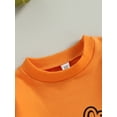 thumbnail image 5 of Liacowi Kids Boys Girls Halloween Sweatshirt 6M 12M 18M 24M 3T 4T Toddler Baby Long Sleeve Letter Print Pullover Tops Children Fall Halloween Clothes Costume, 5 of 8