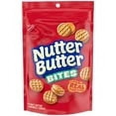 NUTTER BUTTER Bites Peanut Butter Sandwich Cookies, Snak-Saks, 8 oz ( 2 Pack)