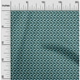 thumbnail image 2 of oneOone Viscose Chiffon Dark Green Fabric Geometric Diy Clothing Quilting Fabric Print Fabric By Yard 42 Inch Wide, 2 of 5