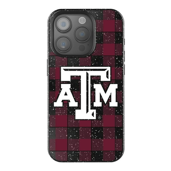 Keyscaper Texas A&M Aggies Plaid Bling iPhone Case
