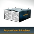 thumbnail image 3 of POWERTEC 2PK 5 Micron Outer Air Filters MERV 10 for WEN 3417 Filter Replacement & WEN 1044 1270 CFM Wood Shop Air Filtration Systems (3415/3416/AF1270), POWERTEC AF1045/AF1044 (75020-P2), 3 of 6