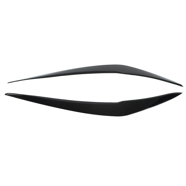 uds ceja de faro embellecedor negro brillante embellecedor de párpado izquierdo derecho para serie 1 F20 F21 Facelift Hatchback 2015-2019
