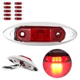 thumbnail image 1 of Yctze 10pcs 3LED Side Marker Light Waterproof Dustproof  Lamp For Truck Trailer Lorry, 1 of 8