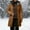 #121-Khaki, variant on AUNVITO Women's Color Block Hooded Long Sleeve Casual Coat Relaxed Fit Street Style