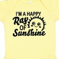 thumbnail image 4 of Inktastic Im a Happy Ray of Sunshine with Happy Sun Boys or Girls Baby Bodysuit, 4 of 5