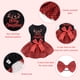 thumbnail image 2 of Vestido para Perro CuteBone de Terciopelo Talla Pequeña Falda de Navidad con Moño, 2 of 3