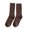 Coffee, variant on comerut 1 Pair Cotton Socks Thickened Ultra Soft Keep Warm Solid Color Autumn Winter Long Tube Knitting Pile Socks for Everyday Life