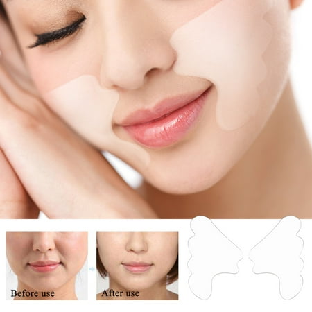 Facial Lip Wrinkle Remover Pad Reusable Medical Grade Silicone Nasolabial Folds Anti-aging Mask Prevent Face