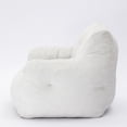 thumbnail image 4 of Bean Bag Chairs, Soft Memory Sponge Lazy Chair with Cotton Linen Fabric for Adults and Kids, Modern Accent Comfy Leisure Sofa Chair for Living Room, Bedrooms, 4 of 5