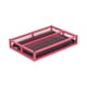 thumbnail image 2 of Metal Dog Potty Toilet Puppy Pee Pad Holder Loo Fácil de limpiar Bedpan Cajón de caja de arena para perros Caja de arena para mascotas para Bunny Rojo Salvador Bandeja sanitaria, 2 of 10