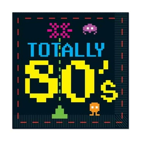 Beistle 80's Luncheon Napkins
