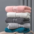 thumbnail image 6 of Onuia Luxury Bath Towels, Ultra Soft Egyptian Cotton Towels, Skin-Friendly Low-Lint Bath Towels for Bathroom, Spa, Gym and Home,Dark Gray,(27.6×55.1 in), 6 of 7