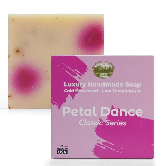Petal Dance Soap - Premium Classic Single Soap Bar 5oz - Falls River Soap