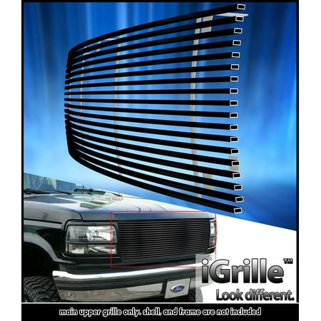 - Fits 89-92 Ford Bronco 2/Ranger 90-94 Explorer Stainless Black Billet Grille