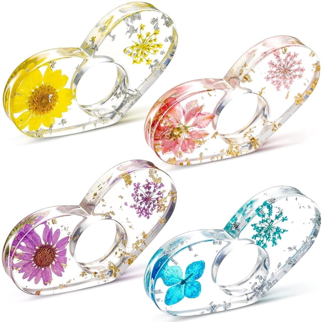 Soporte para libros, marcapáginas con flores secas, soporte para libros de resina, marcador de libros, ayuda para la lectura, anillo para libros, pegamento, regalo, joyería