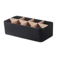 thumbnail image 3 of Organizador de escritorio, soporte de Control remoto, organizador de maquillaje que ahorra espacio, caja porta lápices de escritorio para artículos negro, 3 of 9