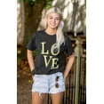 thumbnail image 4 of Love Romantic Valentines Day Women's Graphic T Shirt Tees Brisco Brands S, 4 of 5