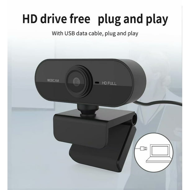 Blaast op Bad Zeker Webcam with Microphone, 30FPS Full HD 1080P Webcam Video Camera for  Computers PC Laptop Desktop, USB Plug and Play, Conference Study, Meeting,  Video Calling, Live Streaming - Walmart.com