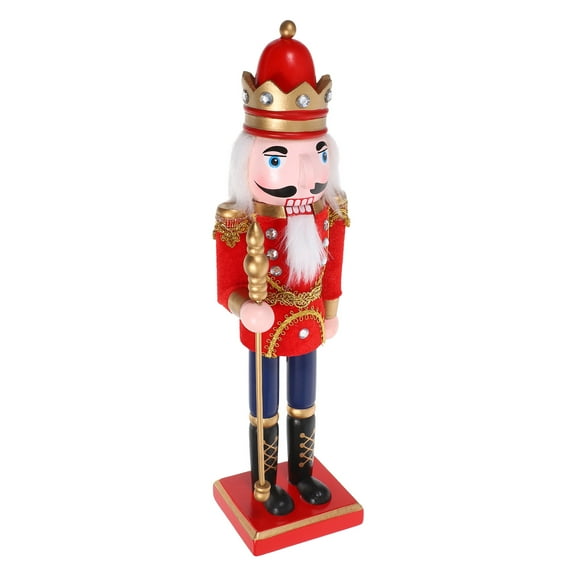 ELAYARD Hand Painted Wooden Nutcracker Christmas Decoration Holiday Home Decor Figurine