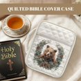 thumbnail image 7 of FOR U DESIGNS Bear Pinecone Leaf Pattern Bible Cover for Women Men Large Capacity Bible Holder Case Reusable Tote Bag Carrying Organizer Bag for Pilgrimages/Daily Use, 7 of 7
