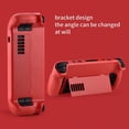 thumbnail image 2 of Kickstand Case for Steam Deck - Protective and Reliable Accessory with Stand Function-Red, 2 of 5