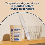 O Positiv PREGGO Conception Support Capsules for Women to Support Reproductive Health, Healthy Conception & Nutrition During Pregnancy - 60ct