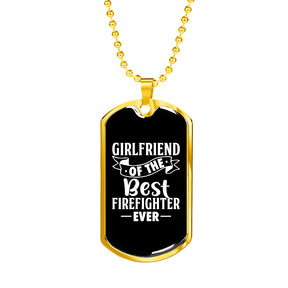 Firefighter online girlfriend necklace
