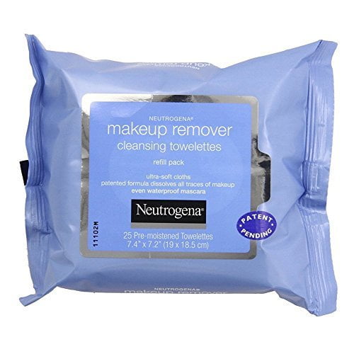 Neutrogena Makeup Remover Cleansing Towelettes, Refill Pack, 25 Count