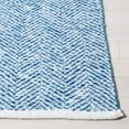 thumbnail image 4 of SAFAVIEH Nantucket Noelle Geometric Chevron Area Rug, Blue, 3' x 5', 4 of 8