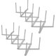 thumbnail image 1 of Pack Of 2 Lid Holders, Rib Holders, Stainless Steel, Adjustable Economy Holder, Multifunctional Telescopic Storage Rack, Damper Drainer Storage Organi, 1 of 5