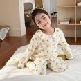 thumbnail image 1 of Conjunto de pijamas informales de Navidad para niños y niñas, ropa de dormir Floral de manga larga para niños pequeños, trajes de 2 piezas de Piyamas, otoño, 1 of 3