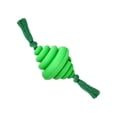 thumbnail image 4 of Juguete para perros que gotea comida, juguete de entrenamiento para la dentición de mascotas, juguete masticable para perros, pelota para premios de mascotas. Verde, 4 of 9