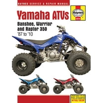 Yamaha Banshee, Warrior, & Raptor 347cc & 348cc models (87-10) Haynes Repair Manual ^