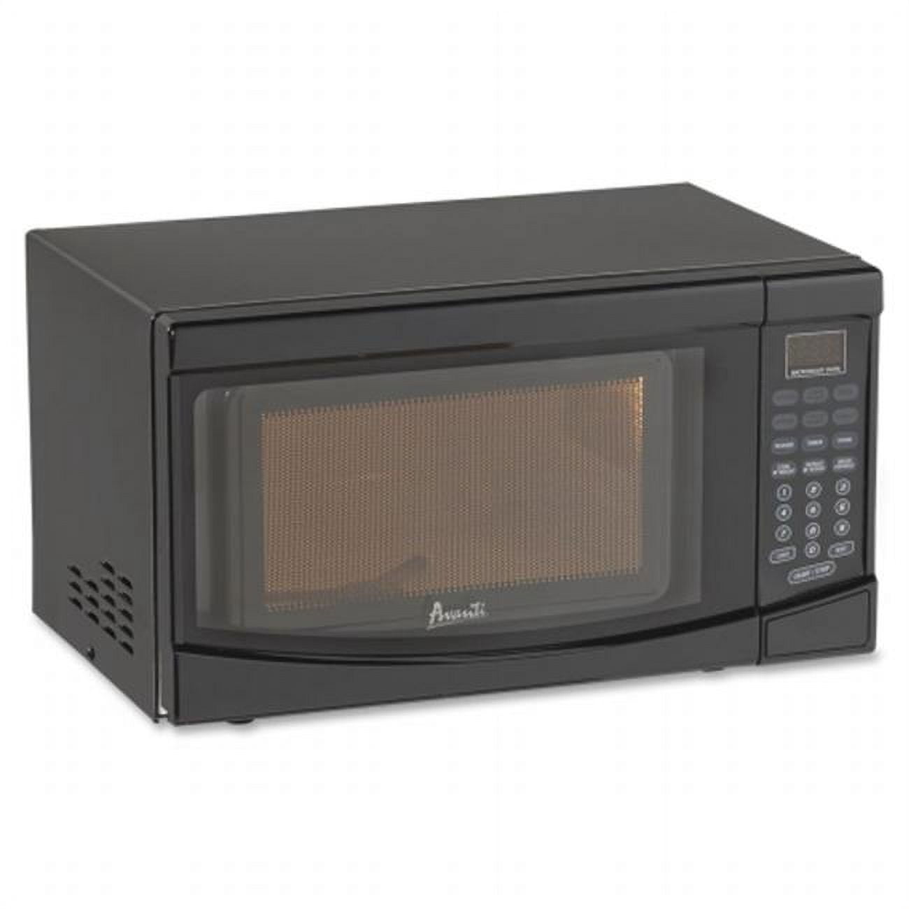 Avanti 700W 0.7 Cubic Foot Countertop Kitchen Microwave w/ Turntable, Black