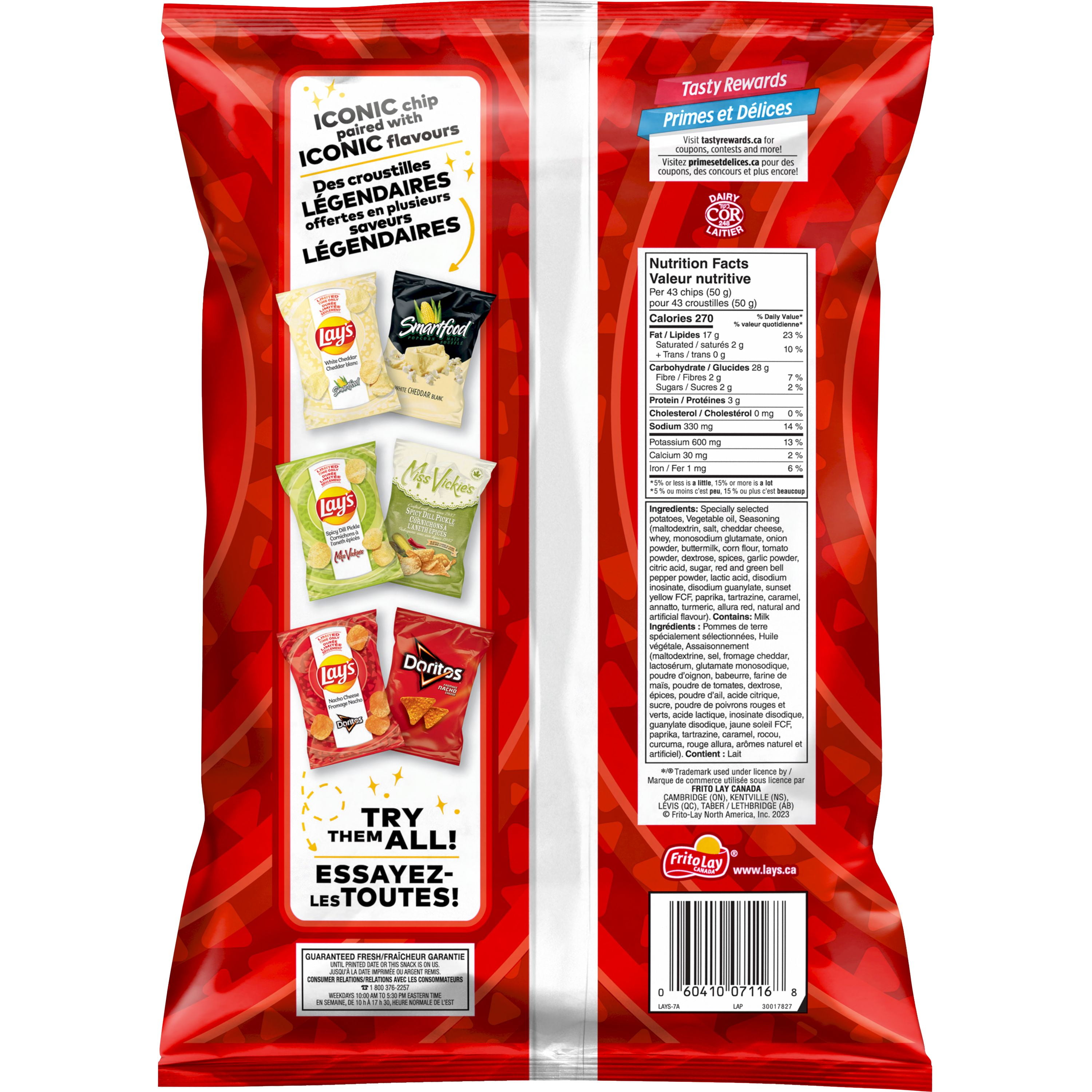 Lay's Nacho Croustilles assaisonnées