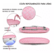 thumbnail image 4 of Almohada De Manicura Con Reposabrazos Para Uñas Con Soporte Rosa, 4 of 5