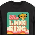 thumbnail image 3 of The Lion King - Retro Styled - Simba - Toddler & Youth Crewneck Fleece Sweatshirt, 3 of 5
