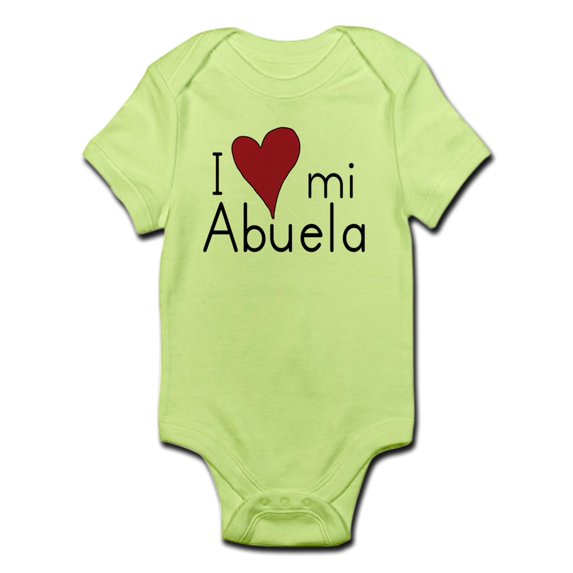 CafePress - I Love Mi Abuela Infant Creeper - Baby Light Bodysuit