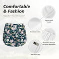 thumbnail image 6 of Lsque Lilies Flowers Printed Women's Running Shorts with Liner Pockets,Elastic Quick Dry Workout Athletic Gym Yoga Shorts,Womens High Waist Shorts-XX-Large, 6 of 9