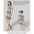 thumbnail image 5 of Soimoi Asian Paisley Printed, Japan Crepe SatinFabric, by The Yard 54 Inch Wide, Decorative Sewing Fabric for Dresses Kimonos Gowns, Olive Green, 5 of 5